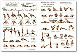 Ashtanga Yoga Konsttryck för Nybörjare